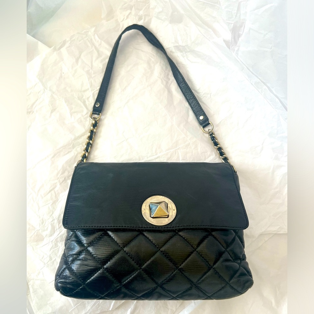 Vintage Kate Spade Quilted Leather Bag
